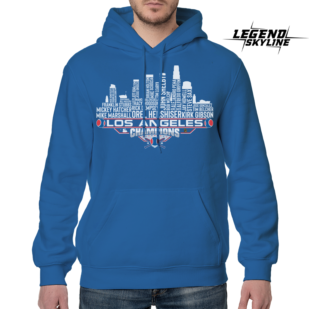 Los Angeles Dream Team Baseball Champions 1988, Los Angeles City Skyline Shirt