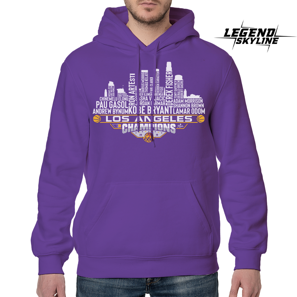 Los Angeles Dream Team Basketball Champions 2010, Los Angeles City Skyline Shirt
