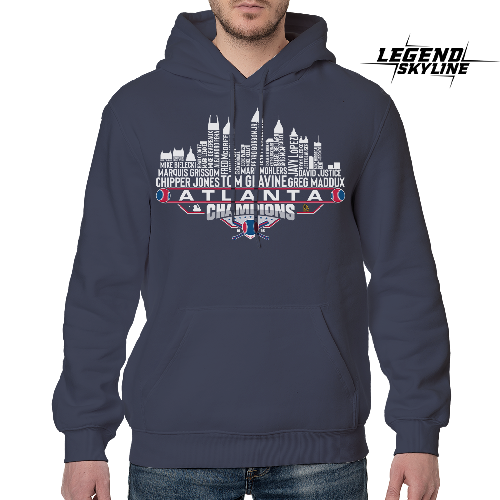 Atlanta Dream Team Baseball Champions 1995, Atlanta City Skyline Shirt