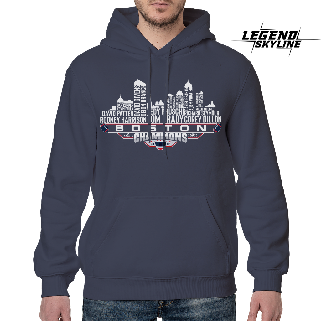 New England Dream Team Football XXXIX Champions 2005, New England City Skyline Shirt