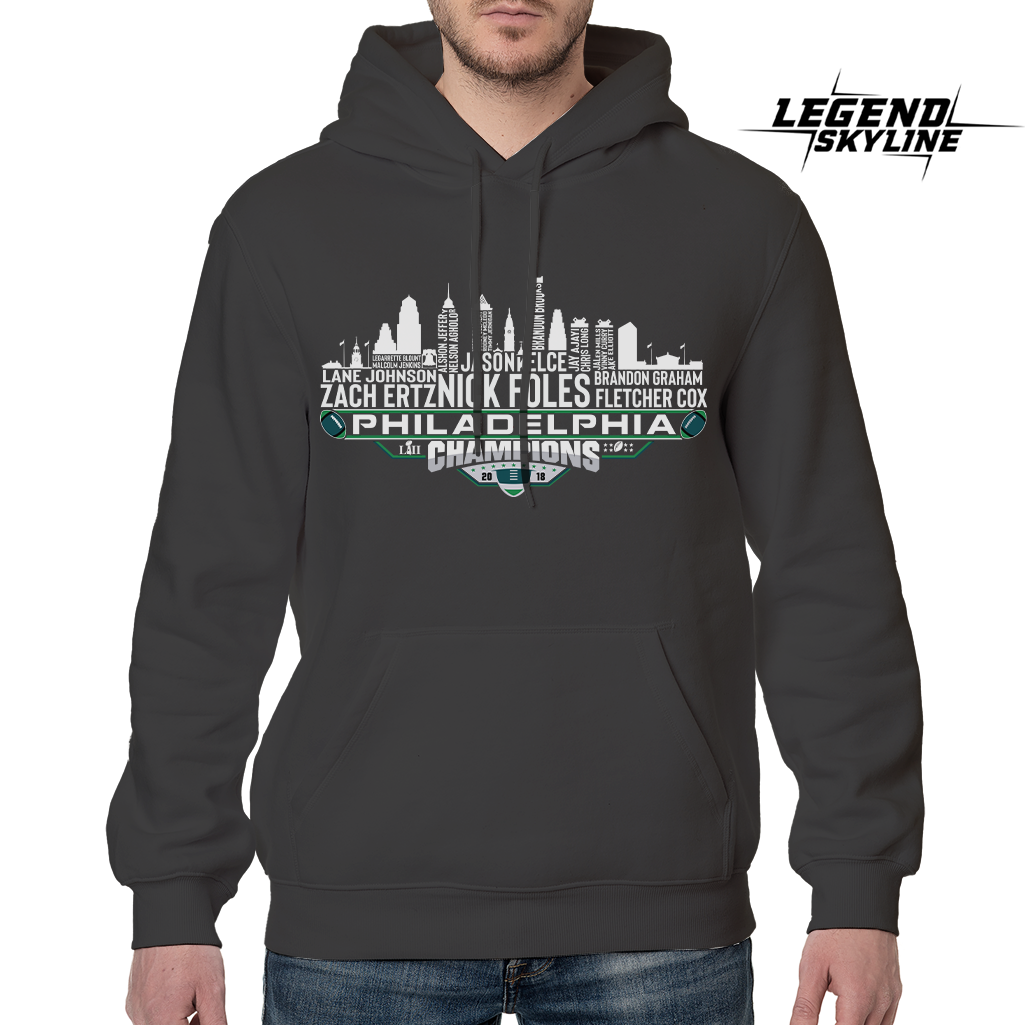 Philadelphia Dream Team Football LII Champions 2018, New England City Skyline Shirt