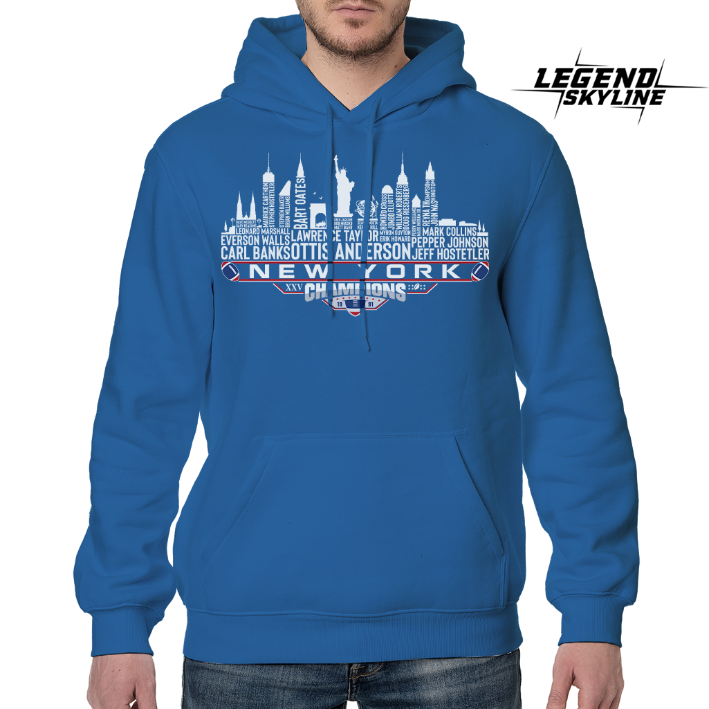 New York Dream Team Football XXV Champions 1991, New York City Skyline Shirt