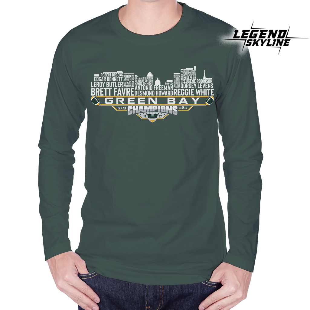 Green Bay Dream Team Football XXXI Champions 1997, Green Bay City Skyline Shirt