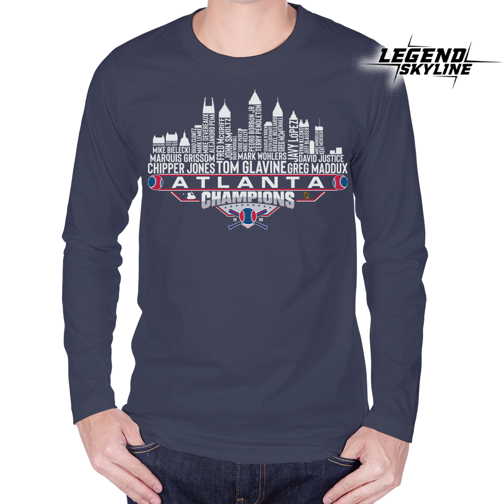Atlanta Dream Team Baseball Champions 1995, Atlanta City Skyline Shirt