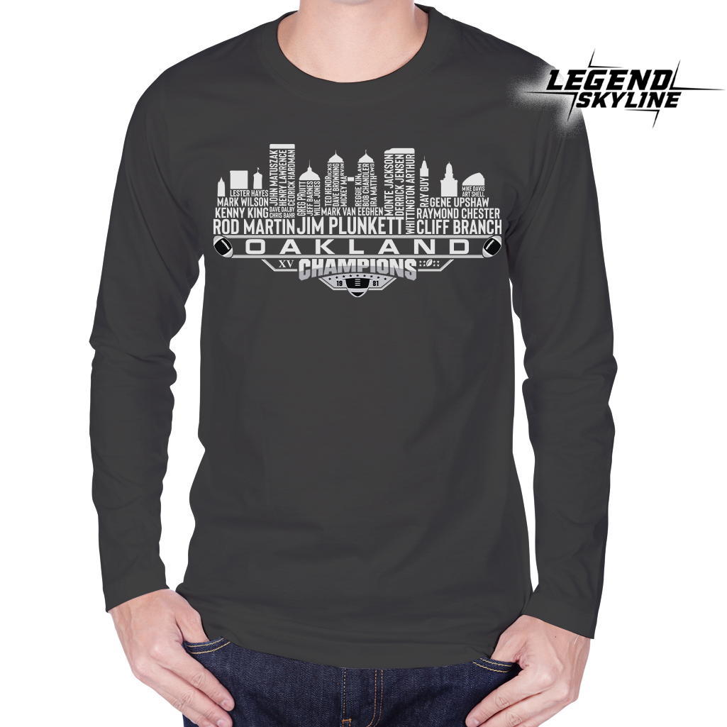 Oakland Dream Team Football XV Champions 1981, Oakland City Skyline Shirt