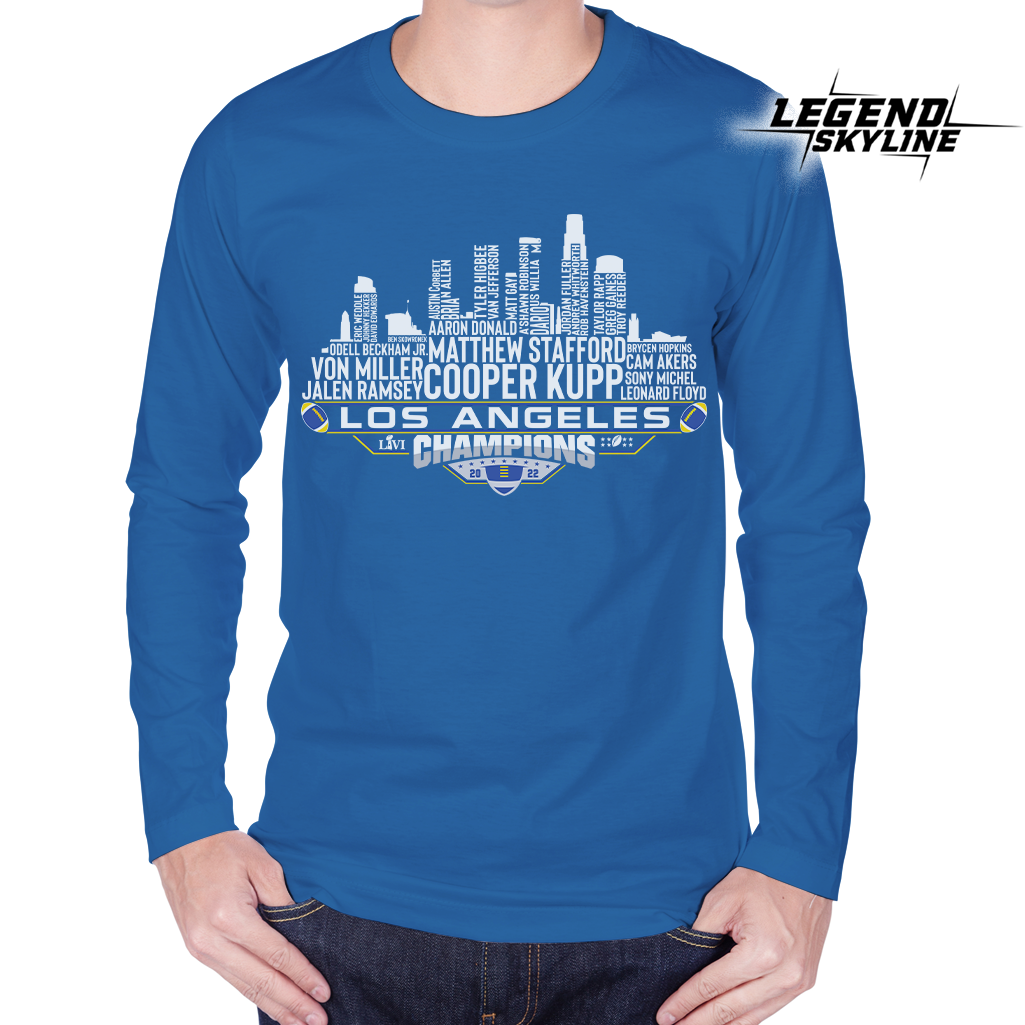 Los Angeles R Dream Team Football Champions 2022, Los Angeles City Skyline Shirt