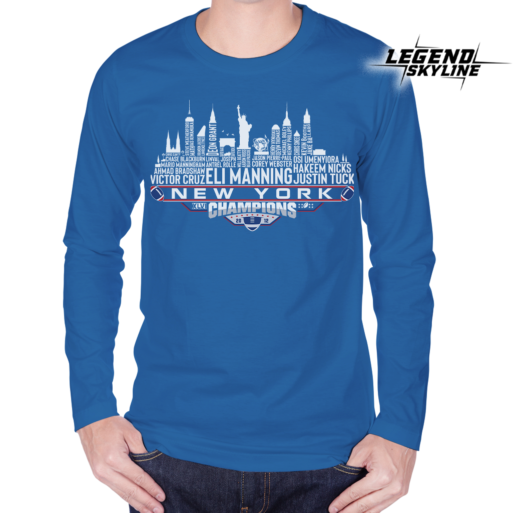 New York Dream Team Football XLVI Champions 2012, New York City Skyline Shirt