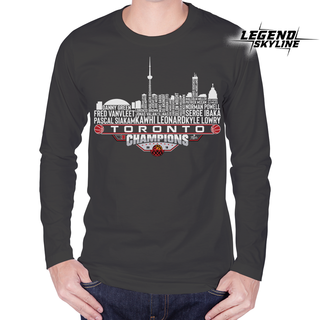 Toronto Dream Team Basketball Champions 2019, Toronto City Skyline Shirt