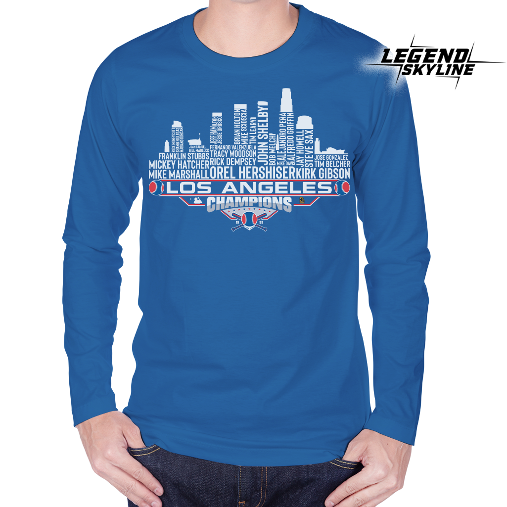 Los Angeles Dream Team Baseball Champions 1988, Los Angeles City Skyline Shirt