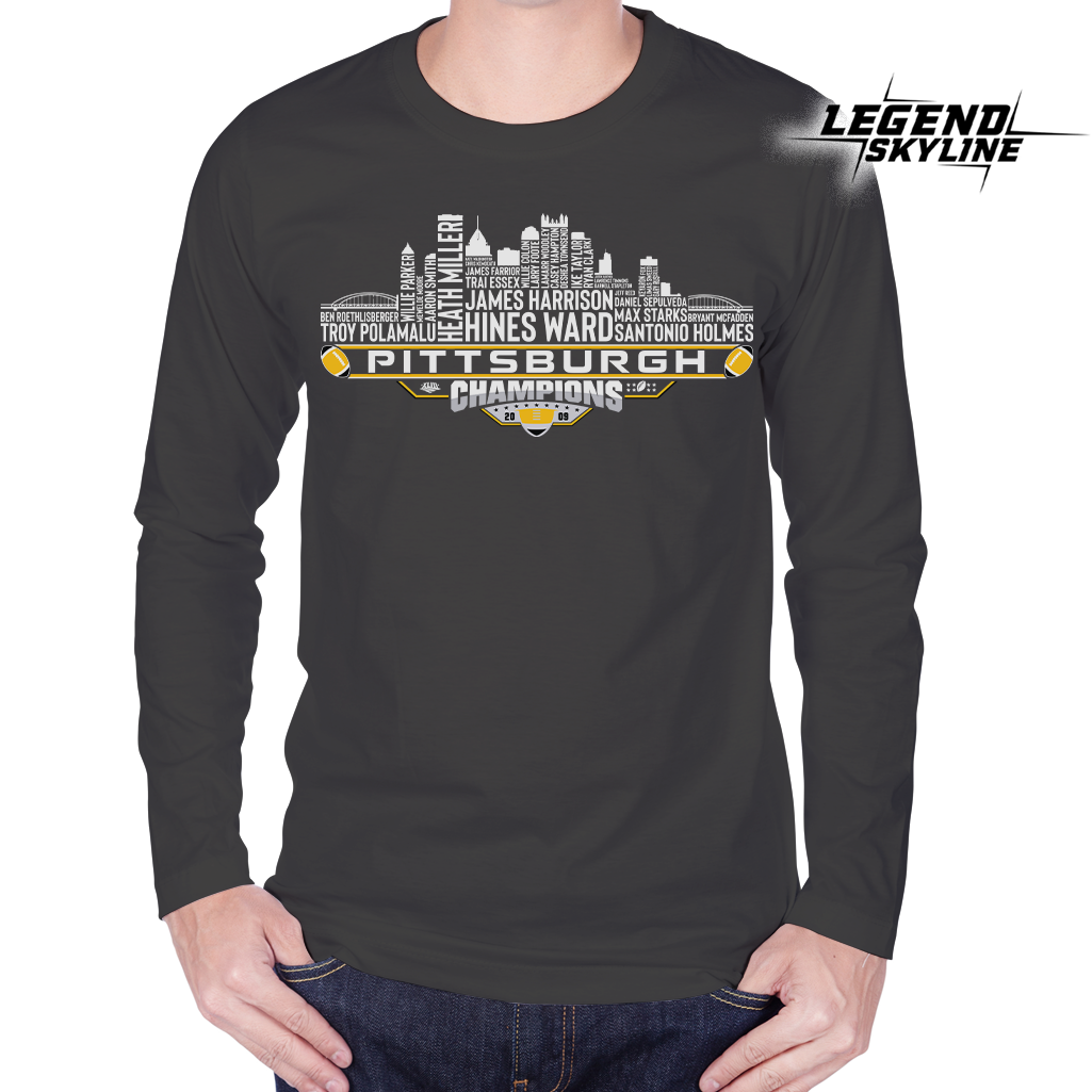 Pittsburgh Dream Team Football XLIII Champions 2009, Pittsburgh City Skyline Shirt