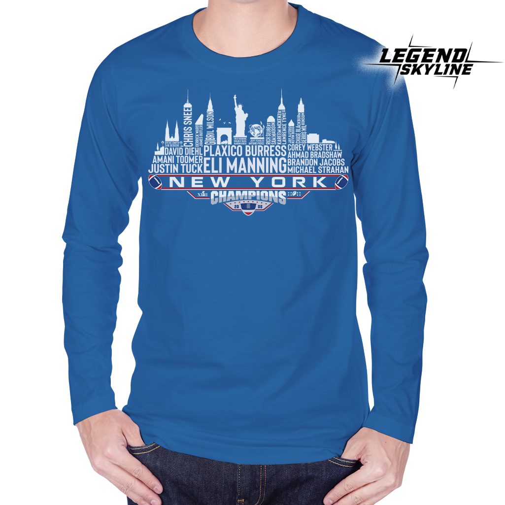 New York Dream Team Football XLII Champions 2008, New York City Skyline Shirt