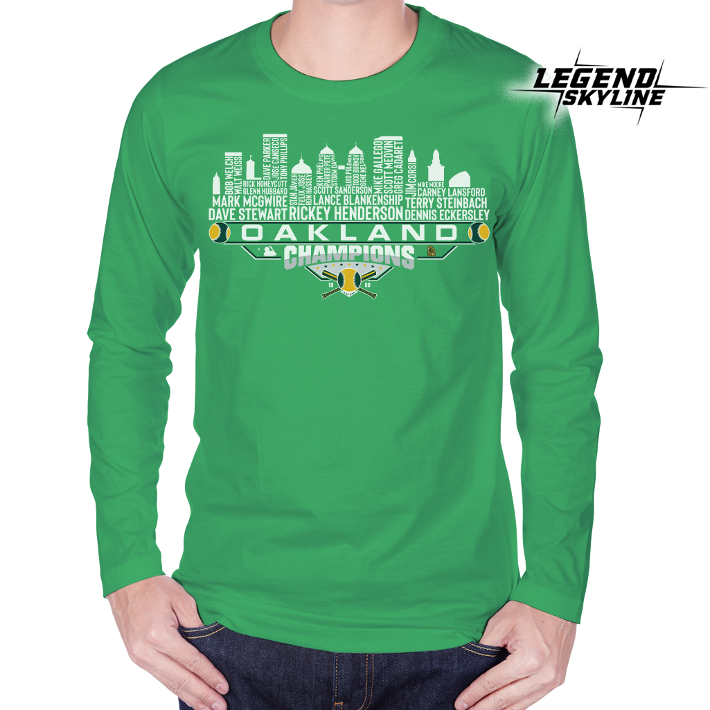 Oakland Dream Team Baseball Champions 1989, Oakland City Skyline Shirt