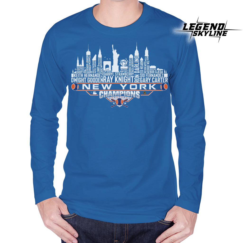 New York Dream Team Baseball Champions 1986, New York City Skyline Shirt