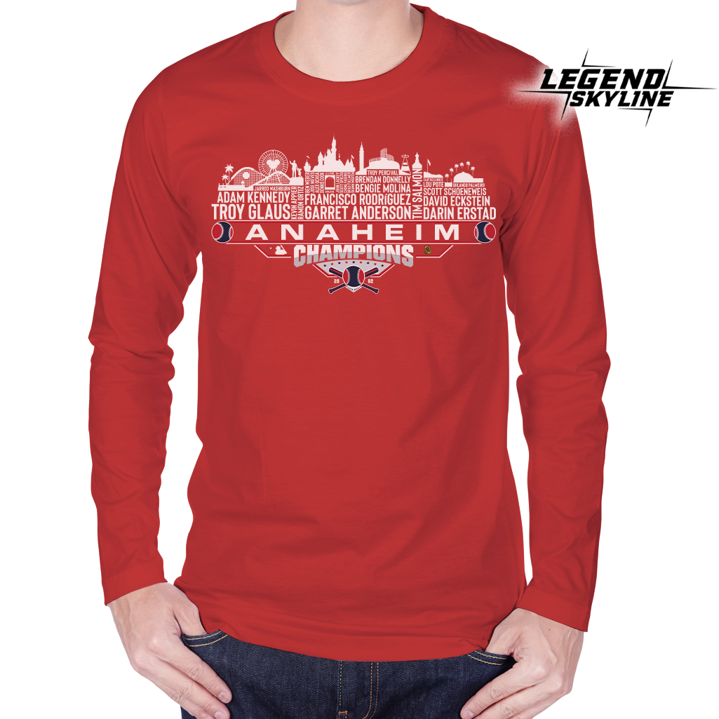 Anaheim Dream Team Baseball Champions 2002, Anaheim City Skyline Shirt