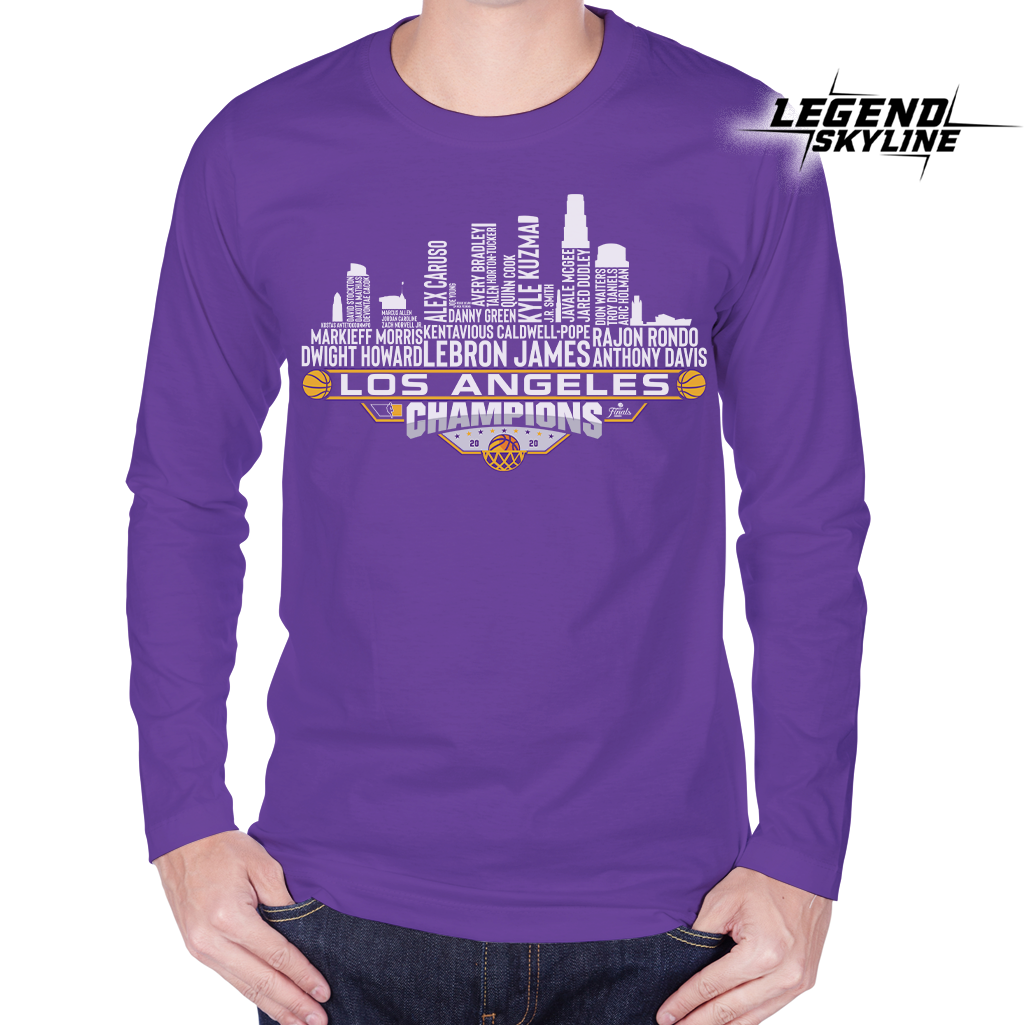 Los Angeles Dream Team Basketball Champions 2020, Los Angeles City Skyline Shirt