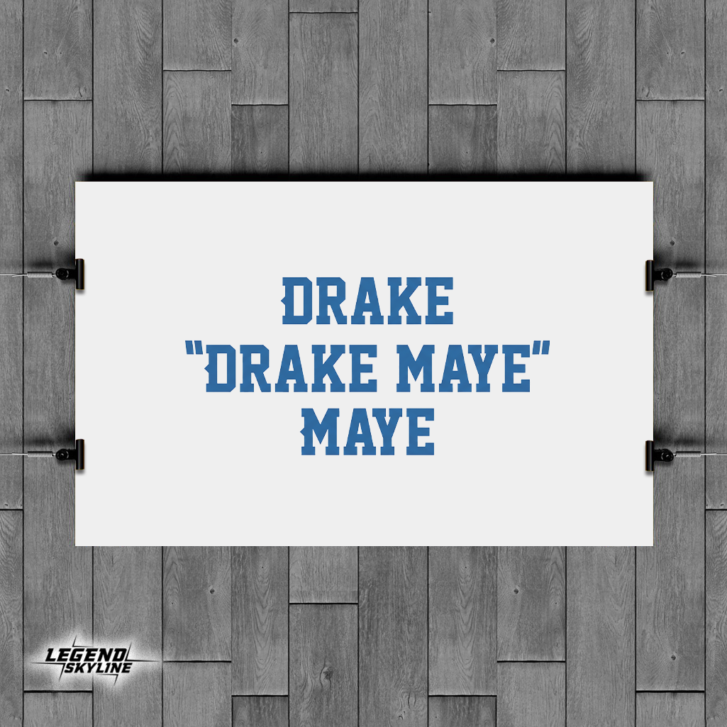 Drake Drake Maye Maye Football Shirt