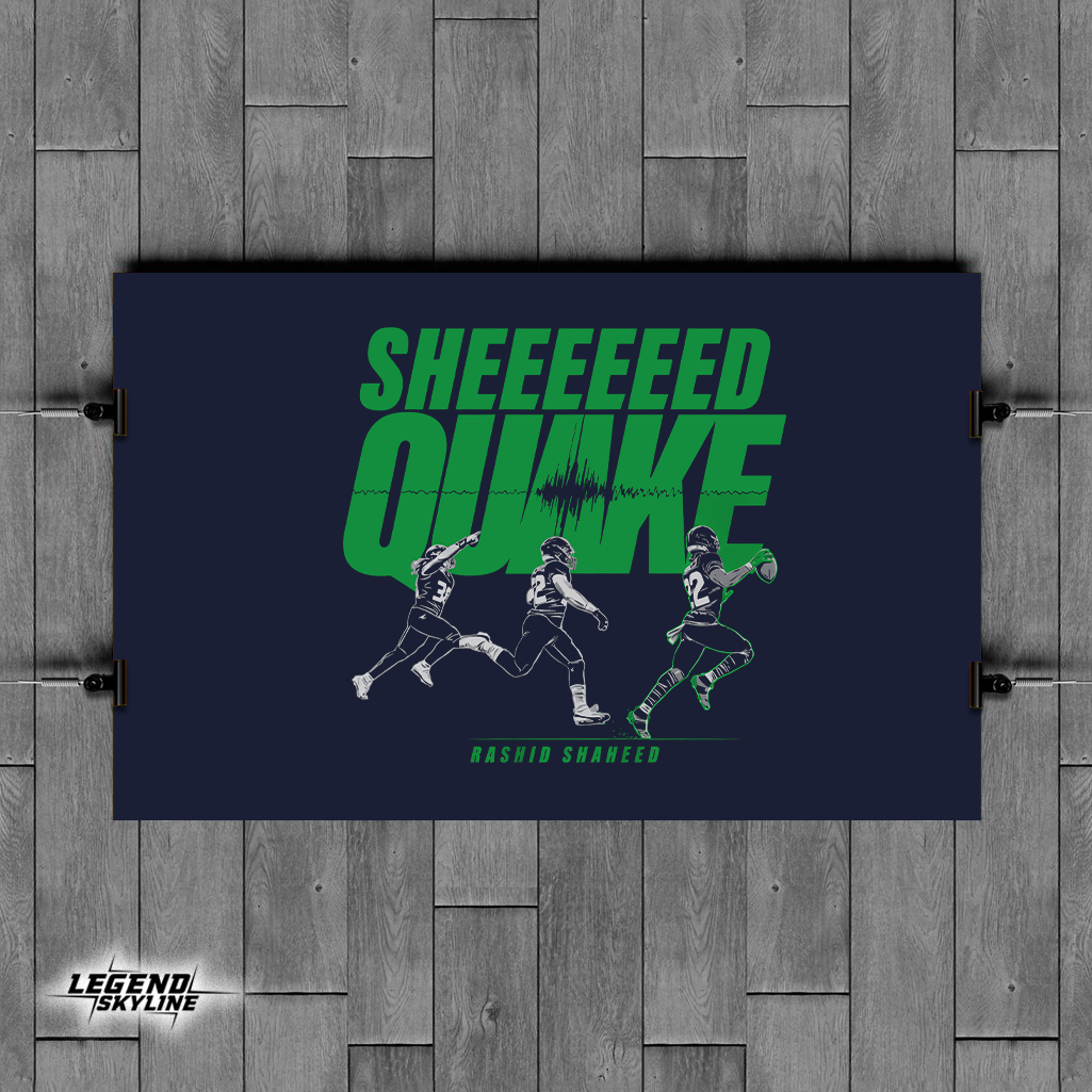 Rashid Shaheed The Sheed Quake Football Shirt
