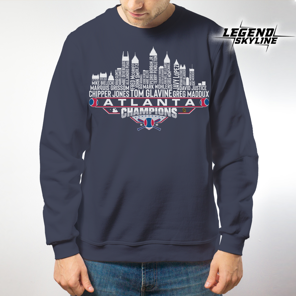 Atlanta Dream Team Baseball Champions 1995, Atlanta City Skyline Shirt