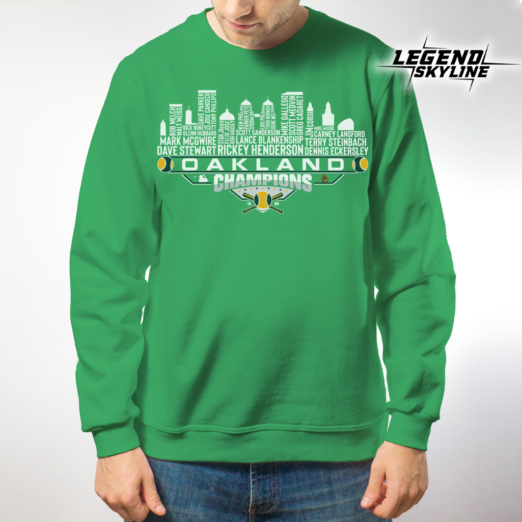 Oakland Dream Team Baseball Champions 1989, Oakland City Skyline Shirt