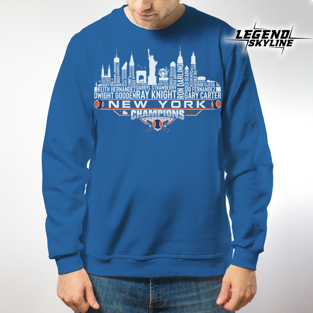 New York Dream Team Baseball Champions 1986, New York City Skyline Shirt