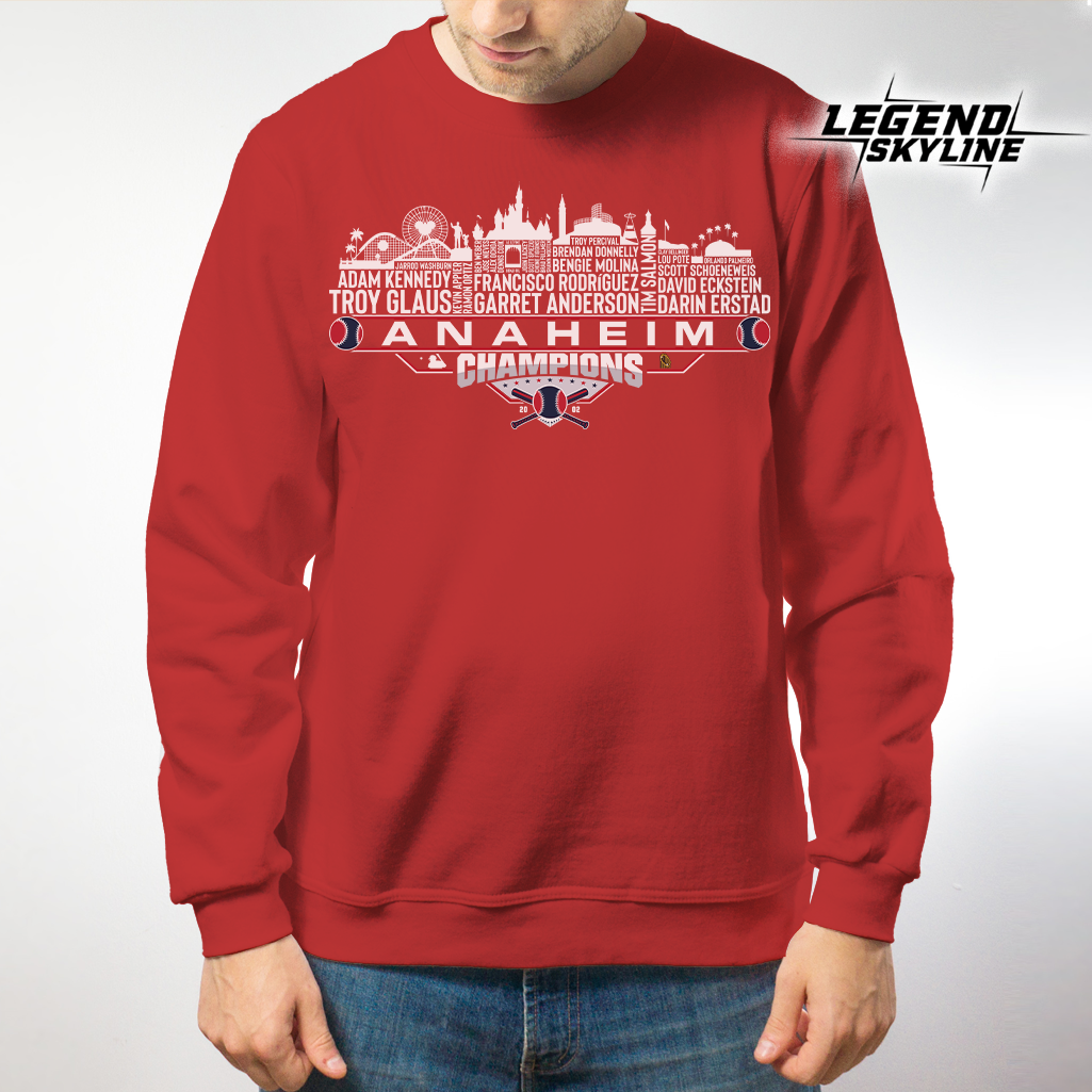 Anaheim Dream Team Baseball Champions 2002, Anaheim City Skyline Shirt