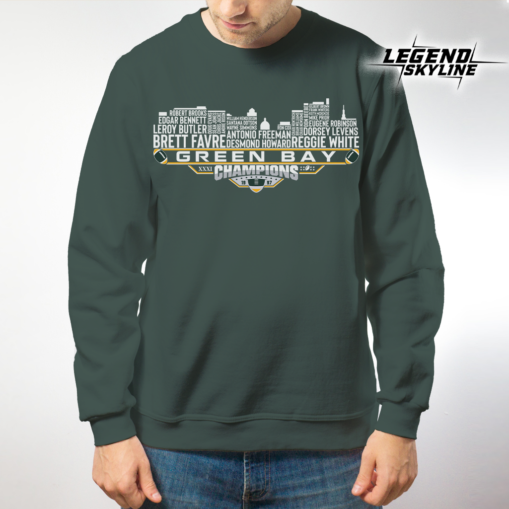 Green Bay Dream Team Football XXXI Champions 1997, Green Bay City Skyline Shirt