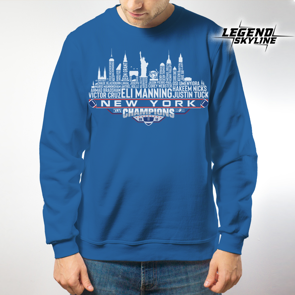 New York Dream Team Football XLVI Champions 2012, New York City Skyline Shirt