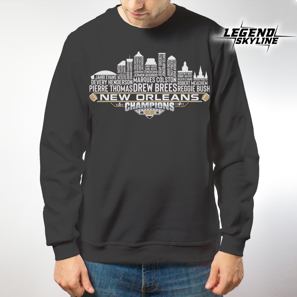 New Orleans Dream Team Football XLIV Champions 2010, New Orleans City Skyline Shirt