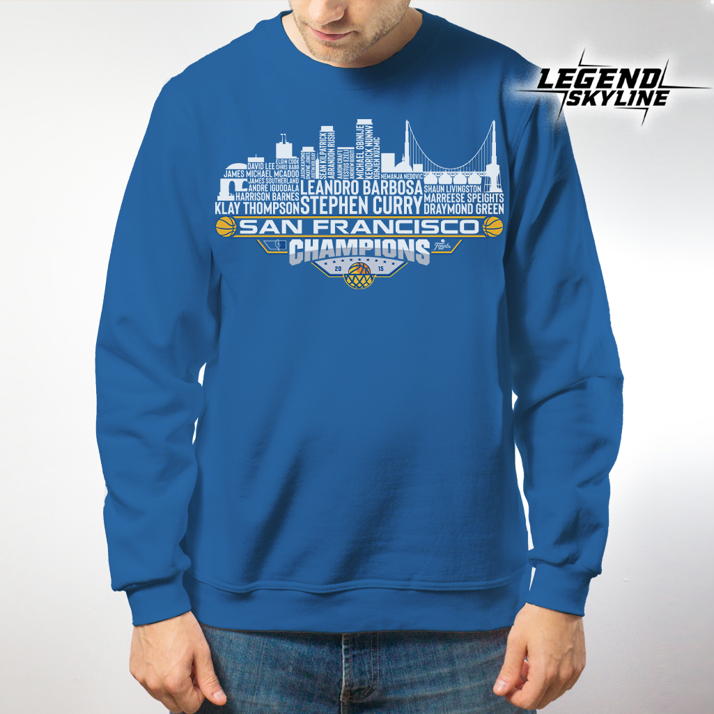 Golden State Dream Team Basketball Champions 2015, San Francisco City Skyline Shirt