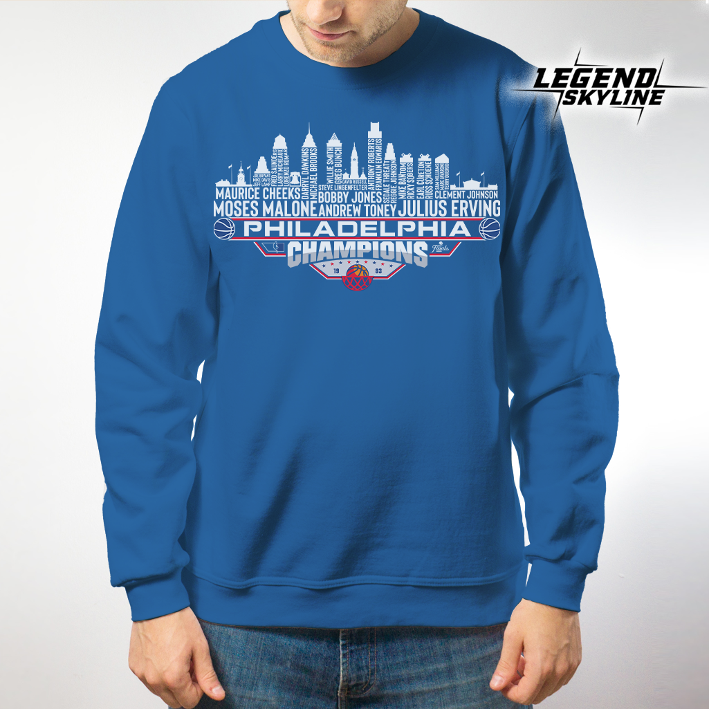 Philadelphia Dream Team Basketball Champions 1983, Philadelphia City Skyline Shirt