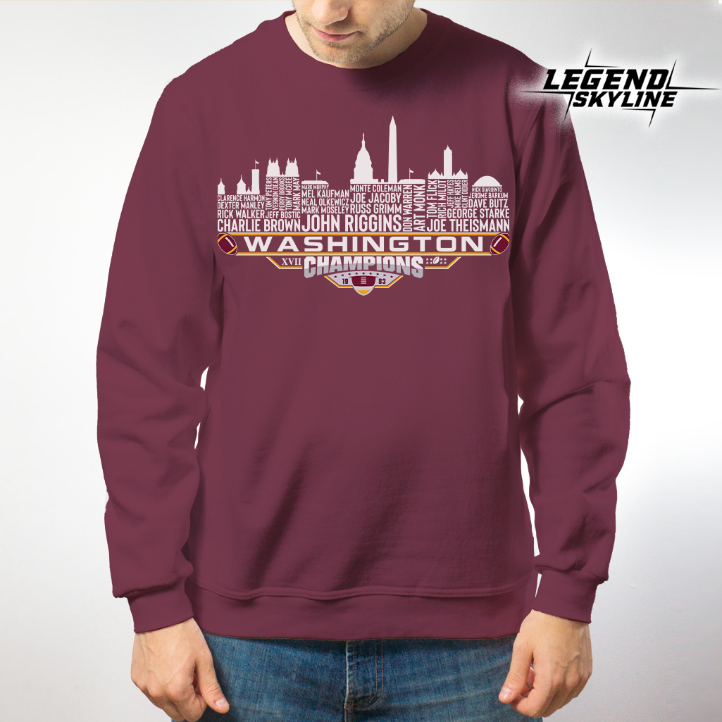 Washington Dream Team Football XVII Champions 1983, Washington City Skyline Shirt