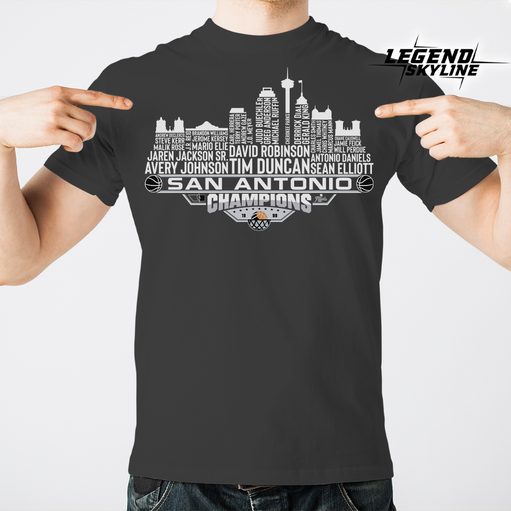 San Antonio Dream Team Basketball Champions 1999, San Antonio City Skyline Shirt
