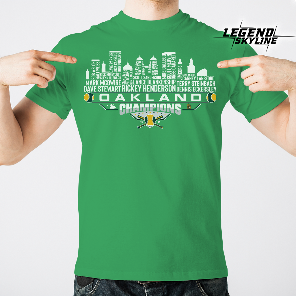 Oakland Dream Team Baseball Champions 1989, Oakland City Skyline Shirt