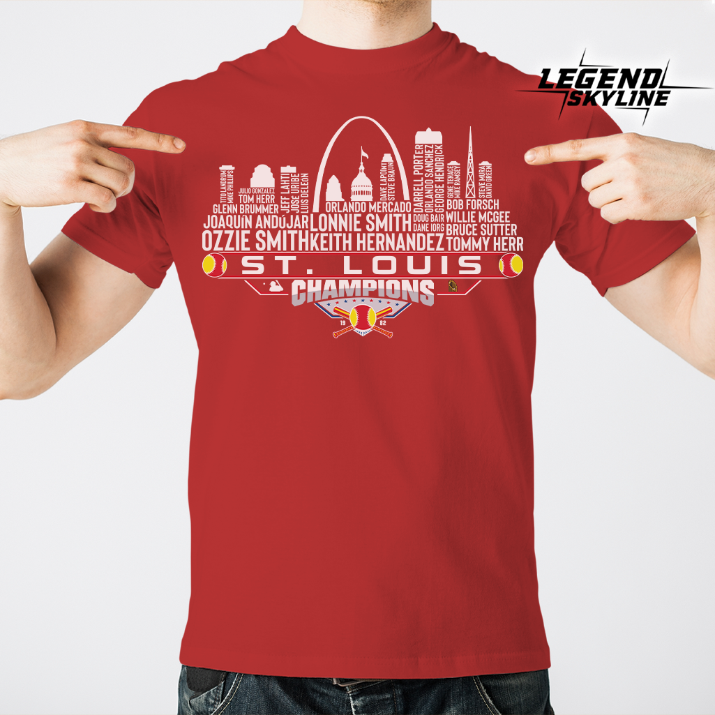 St Louis Dream Team Baseball Champions 1982, St Louis City Skyline Shirt