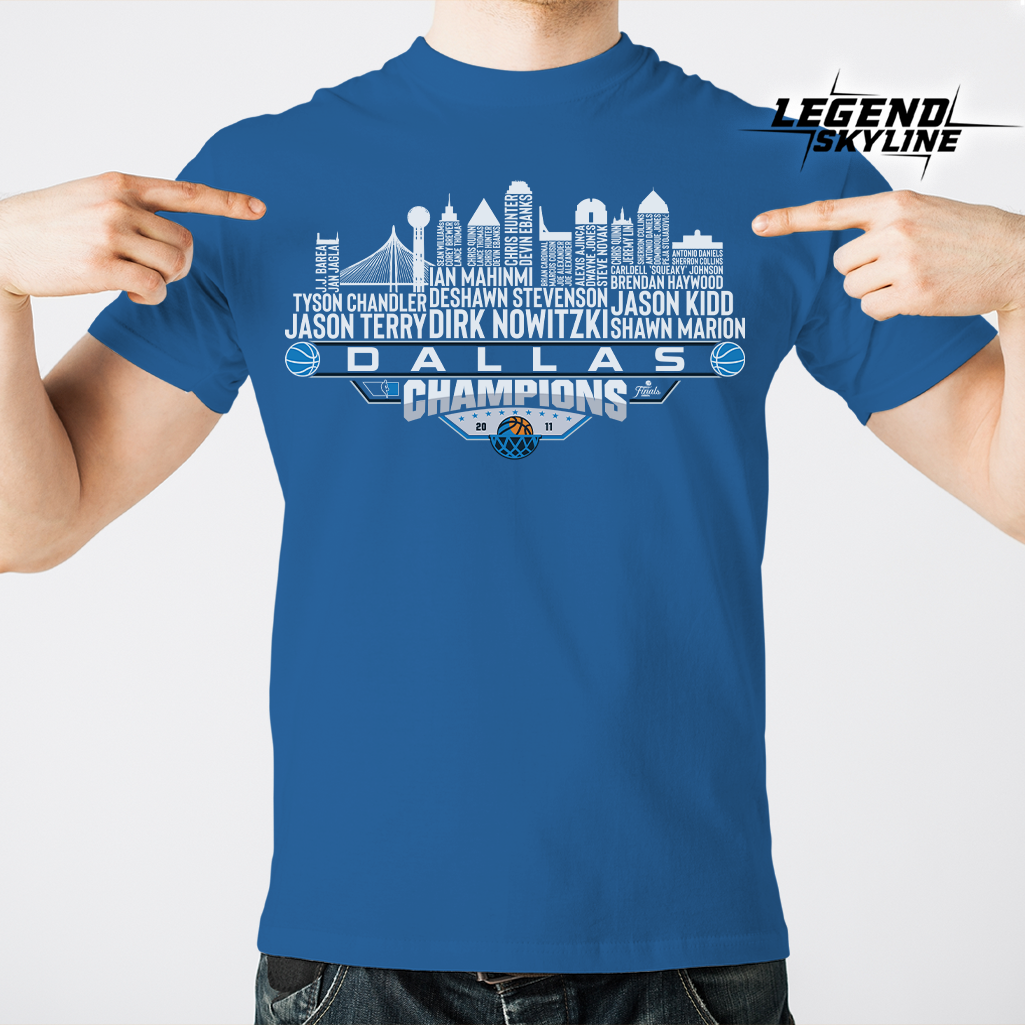Dallas Dream Team Basketball Champions 2011, Dallas City Skyline Shirt