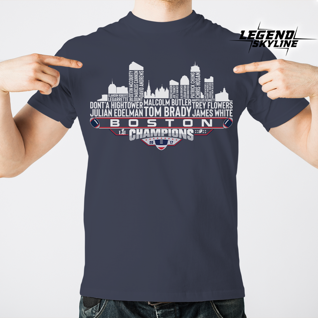 New England Dream Team Football LI Champions 2017, New England City Skyline Shirt