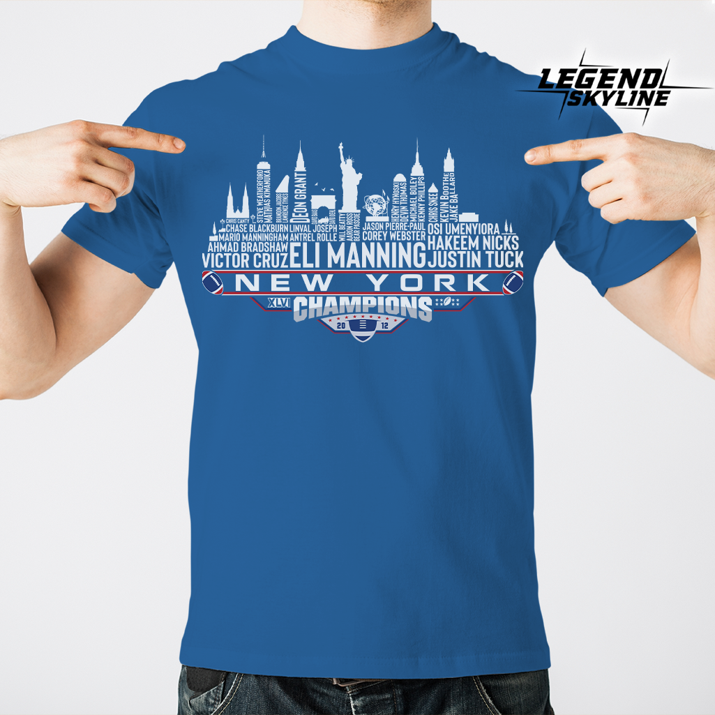 New York Dream Team Football XLVI Champions 2012, New York City Skyline Shirt