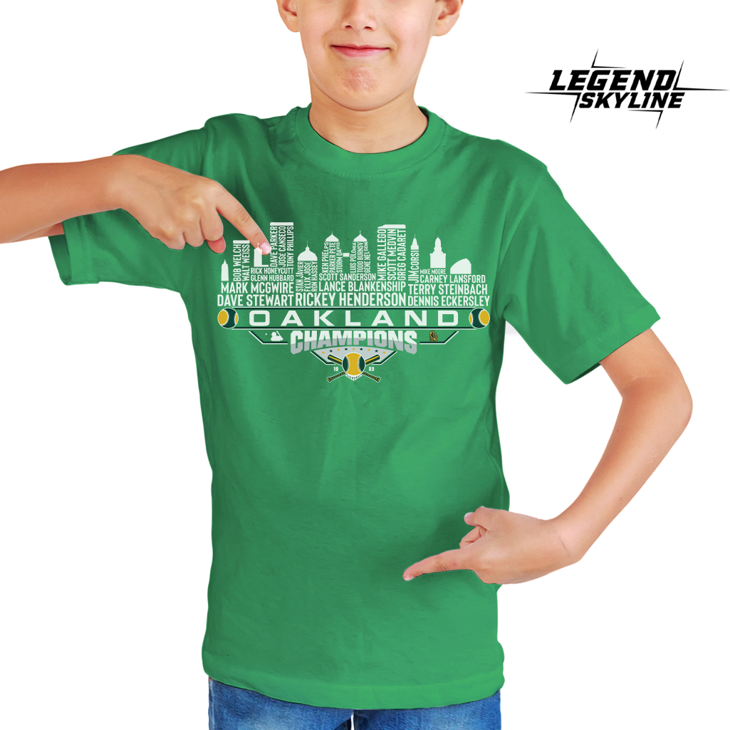 Oakland Dream Team Baseball Champions 1989, Oakland City Skyline Shirt