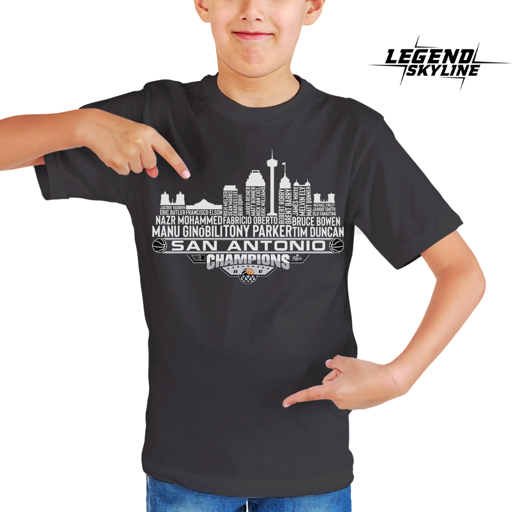 San Antonio Dream Team Basketball Champions 2007, San Antonio City Skyline Shirt