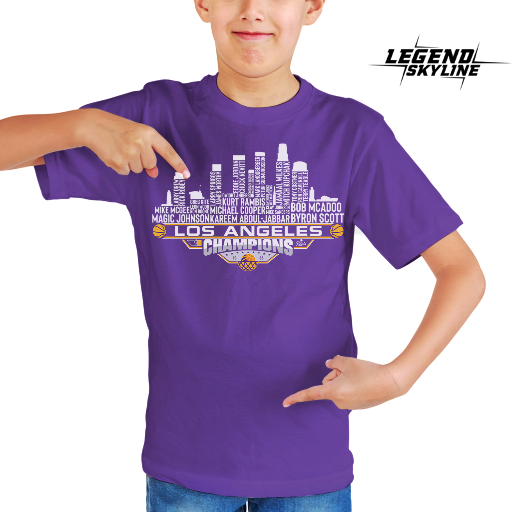 Los Angeles Dream Team Basketball Champions 1985, Los Angeles City Skyline Shirt