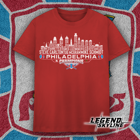 Philadelphia Dream Team Baseball Champions 1980, Philadelphia City Skyline Shirt
