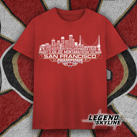 San Francisco Dream Team Football XIX Champions 1985, San Francisco City Skyline Shirt