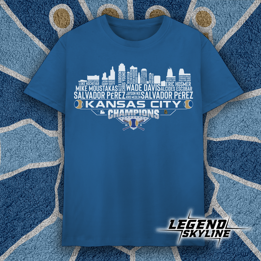 Kansas City Dream Team Baseball Champions 2015, Kansas City Skyline Shirt