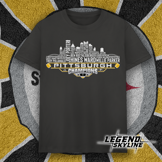 Pittsburgh Dream Team Football XL Champions 2006, Pittsburgh City Skyline Shirt