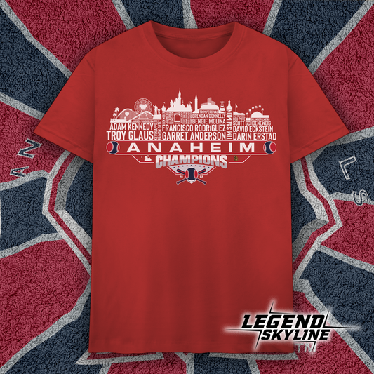 Anaheim Dream Team Baseball Champions 2002, Anaheim City Skyline Shirt