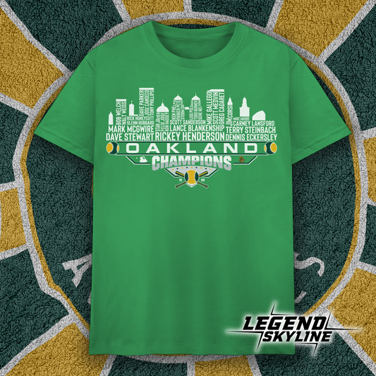 Oakland Dream Team Baseball Champions 1989, Oakland City Skyline Shirt