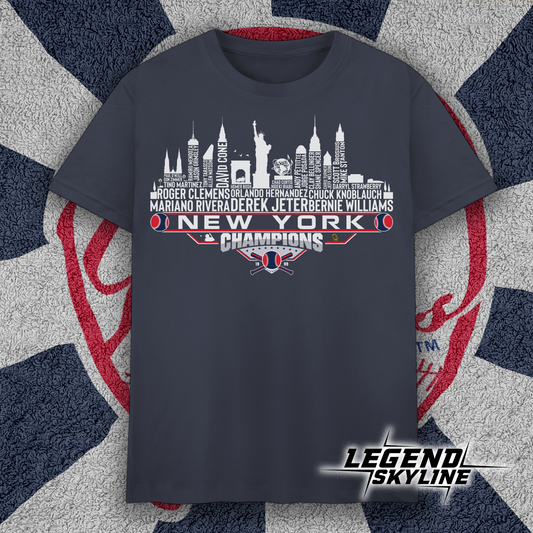 New York Dream Team Baseball Champions 1999, New York City Skyline Shirt