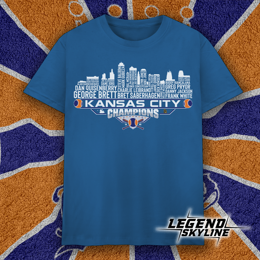 Kansas City Dream Team Baseball Champions 1985, Kansas City Skyline Shirt