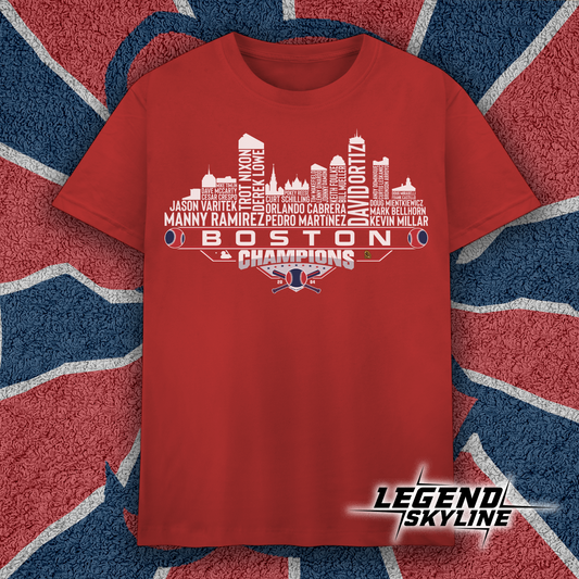 Boston Dream Team Baseball Champions 2004, Boston City Skyline Shirt