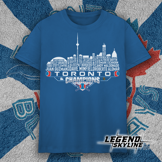 Toronto Dream Team Baseball Champions 1992, Toronto City Skyline Shirt